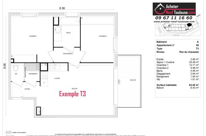 Appartements neufs à Lespinasse - Programmes immobiliers neufs Greencity ONDEA /