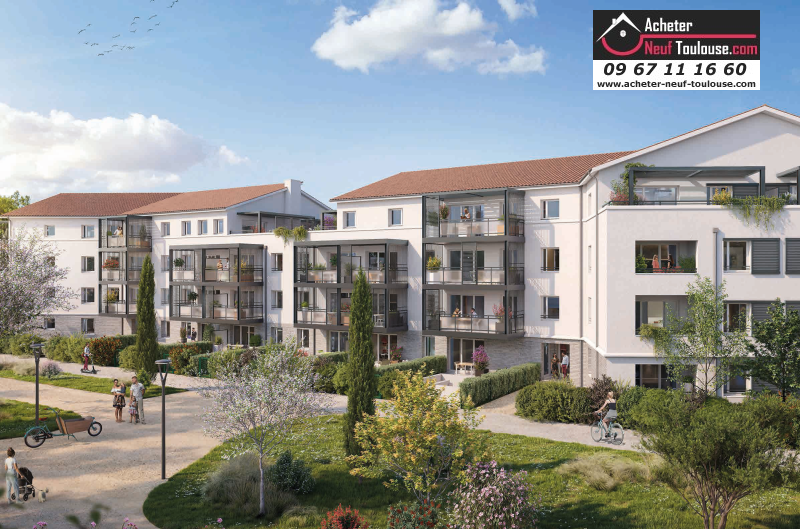 Appartements neufs à Lespinasse - Programmes immobiliers neufs Greencity ONDEA /