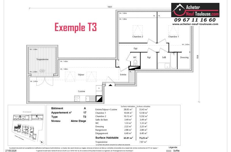 Appartements neufs à Toulouse Rangueil - Programmes immobiliers neufs Greencity CASA TRENDY