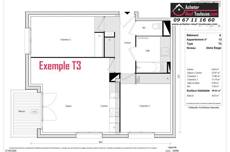 Appartements neufs à Toulouse Rangueil - Programmes immobiliers neufs Greencity CASA TRENDY