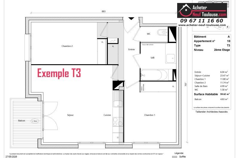 Appartements neufs à Toulouse Rangueil - Programmes immobiliers neufs Greencity CASA TRENDY