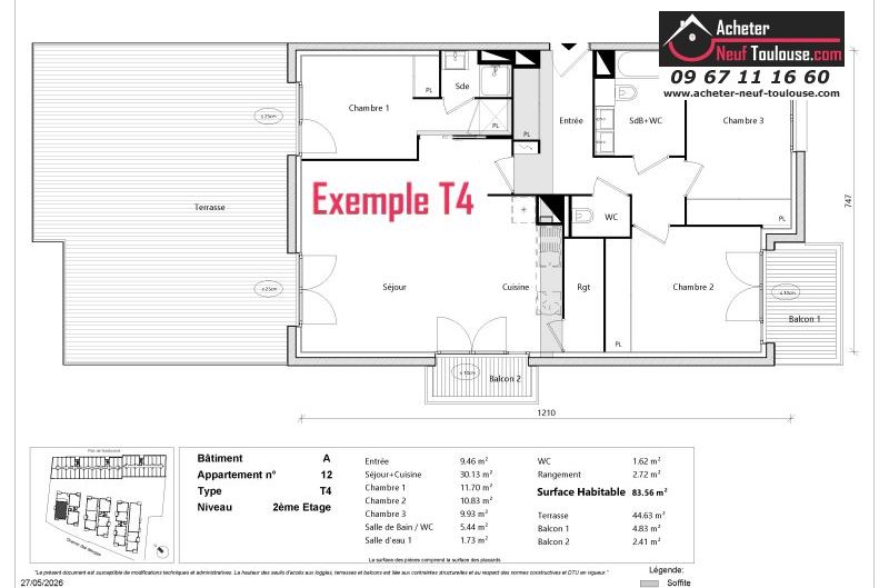 Appartements neufs à Toulouse Rangueil - Programmes immobiliers neufs Greencity CASA TRENDY