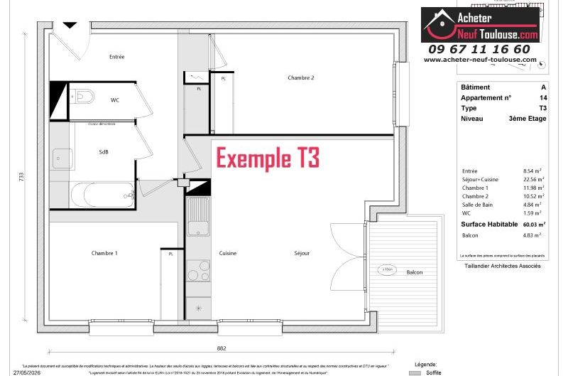 Appartements neufs à Toulouse Rangueil - Programmes immobiliers neufs Greencity CASA TRENDY