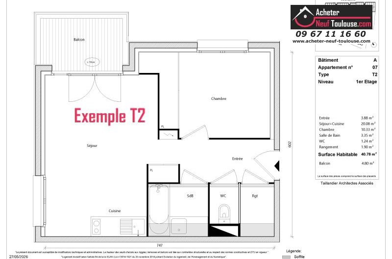 Appartements neufs à Toulouse Rangueil - Programmes immobiliers neufs Greencity CASA TRENDY
