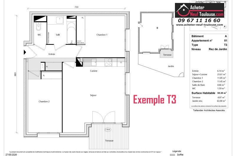 Appartements neufs à Toulouse Rangueil - Programmes immobiliers neufs Greencity CASA TRENDY
