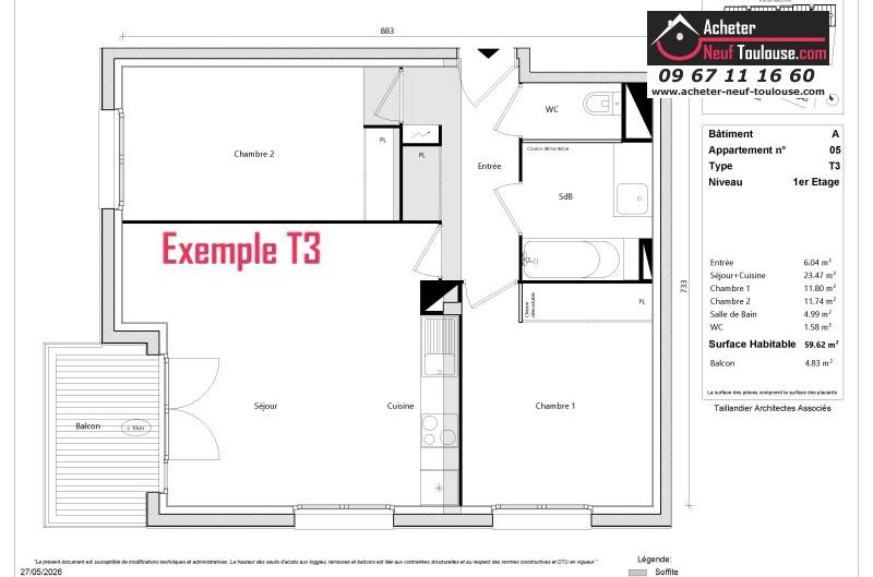 Appartements neufs à Toulouse Rangueil - Programmes immobiliers neufs Greencity CASA TRENDY