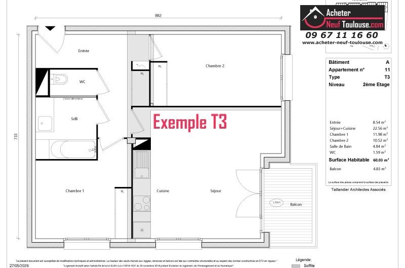 Appartements neufs à Toulouse Rangueil - Programmes immobiliers neufs Greencity CASA TRENDY