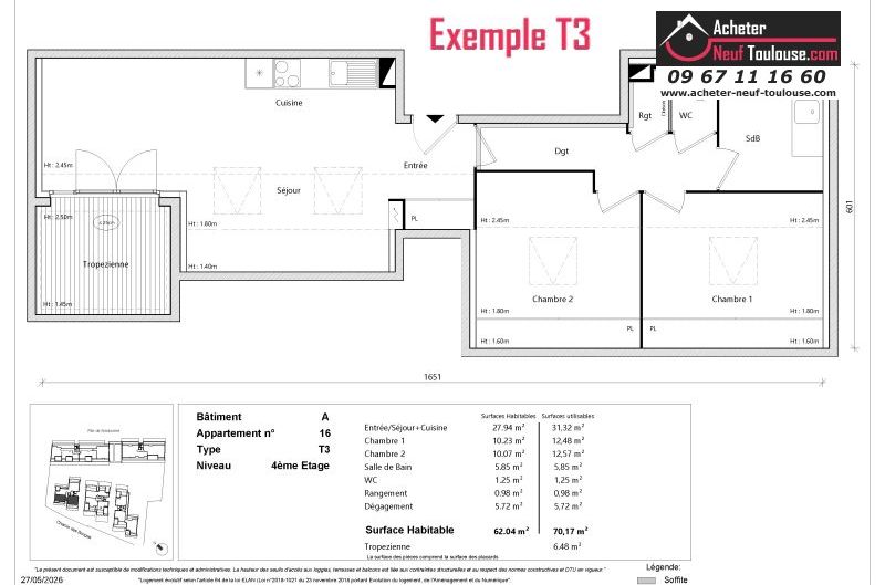 Appartements neufs à Toulouse Rangueil - Programmes immobiliers neufs Greencity CASA TRENDY