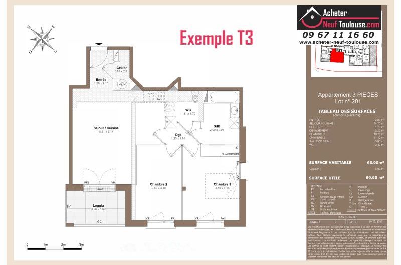 Appartements neufs à Toulouse Côte Pavée - Programmes immobiliers neufs LNC Nouveaux constructeurs 141 côte pavée