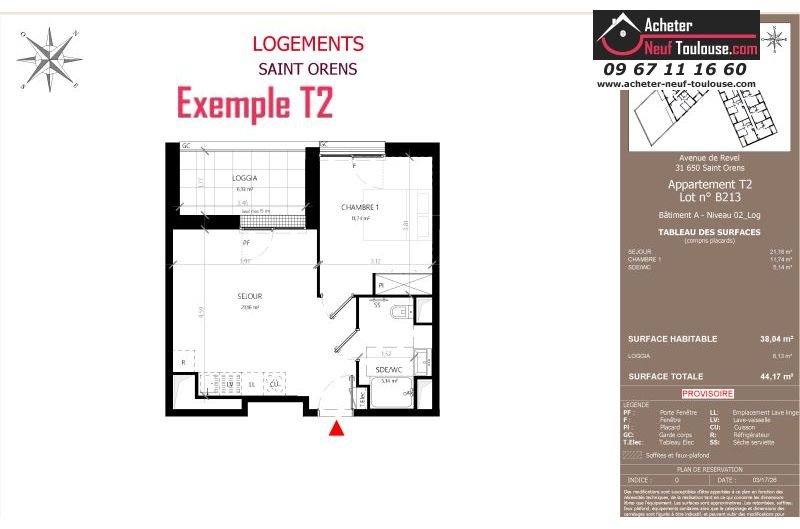 Appartements neufs à Saint-orens-de-gameville - Programmes immobiliers neufs LNC Nouveaux constructeurs Coeur Saint O