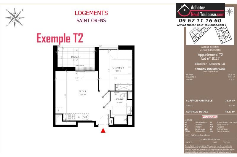 Appartements neufs à Saint-orens-de-gameville - Programmes immobiliers neufs LNC Nouveaux constructeurs Coeur Saint O