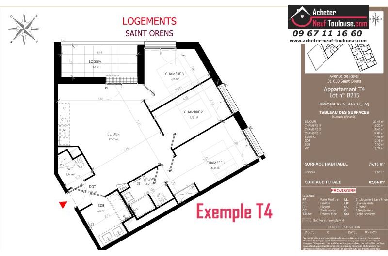 Appartements neufs à Saint-orens-de-gameville - Programmes immobiliers neufs LNC Nouveaux constructeurs Coeur Saint O
