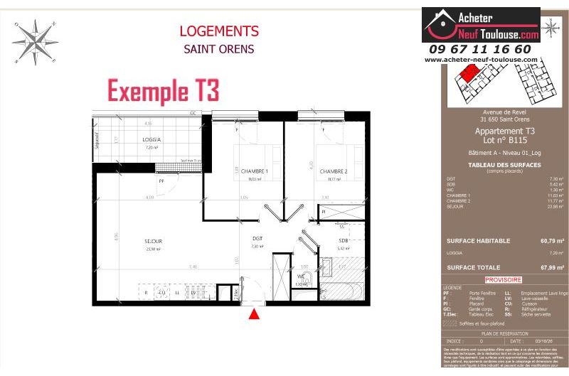 Appartements neufs à Saint-orens-de-gameville - Programmes immobiliers neufs LNC Nouveaux constructeurs Coeur Saint O
