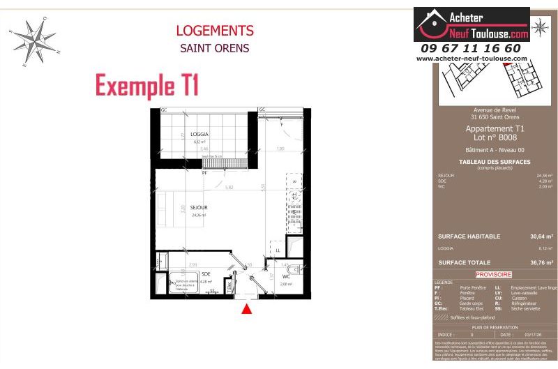 Appartements neufs à Saint-orens-de-gameville - Programmes immobiliers neufs LNC Nouveaux constructeurs Coeur Saint O