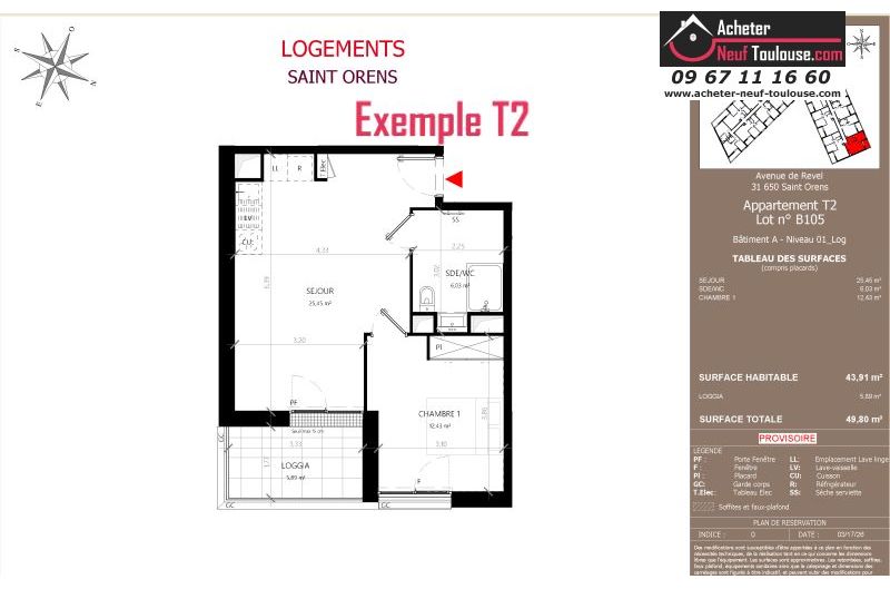 Appartements neufs à Saint-orens-de-gameville - Programmes immobiliers neufs LNC Nouveaux constructeurs Coeur Saint O