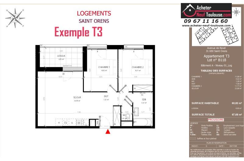 Appartements neufs à Saint-orens-de-gameville - Programmes immobiliers neufs LNC Nouveaux constructeurs Coeur Saint O