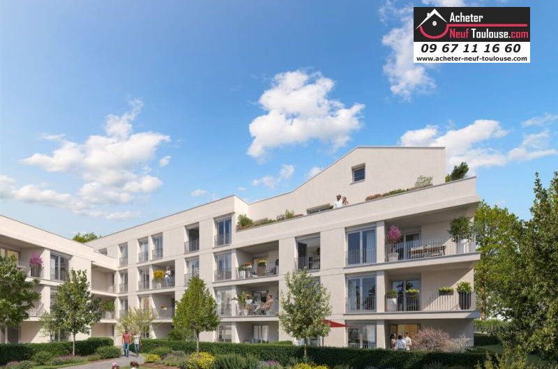 Appartements neufs à Saint-orens-de-gameville - Programmes immobiliers neufs LNC Nouveaux constructeurs Coeur Saint O