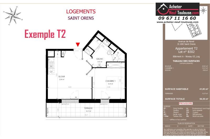 Appartements neufs à Saint-orens-de-gameville - Programmes immobiliers neufs LNC Nouveaux constructeurs Coeur Saint O