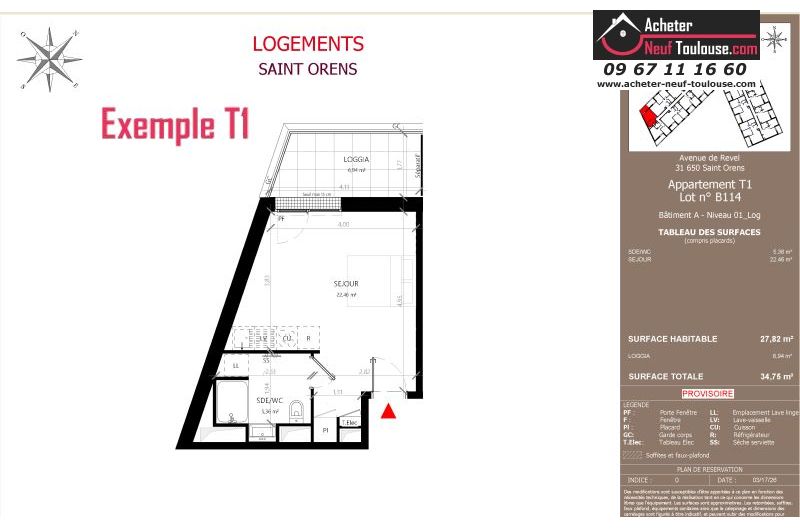 Appartements neufs à Saint-orens-de-gameville - Programmes immobiliers neufs LNC Nouveaux constructeurs Coeur Saint O