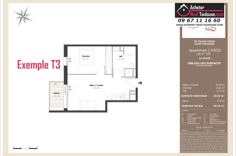 Appartements neufs à Toulouse Lardenne - Programmes immobiliers neufs LNC Nouveaux constructeurs Le Domaine du Marronnier
