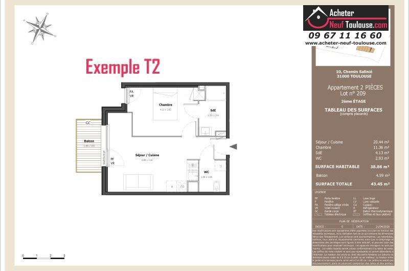 Appartements neufs à Toulouse Lardenne - Programmes immobiliers neufs LNC Nouveaux constructeurs Le Domaine du Marronnier