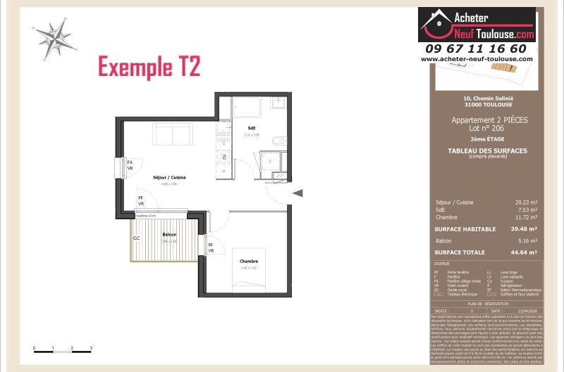 Appartements neufs à Toulouse Lardenne - Programmes immobiliers neufs LNC Nouveaux constructeurs Le Domaine du Marronnier