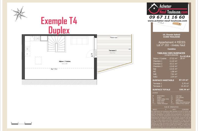 Appartements neufs à Toulouse Lardenne - Programmes immobiliers neufs LNC Nouveaux constructeurs Le Domaine du Marronnier