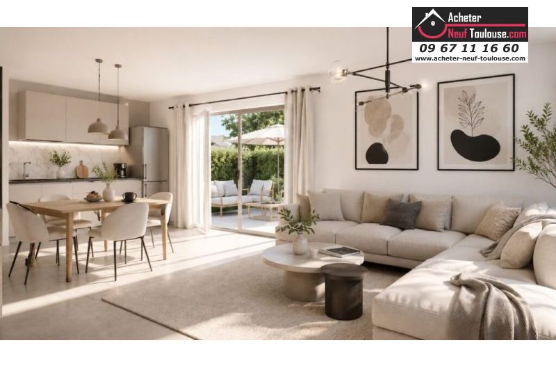 Appartements neufs à Toulouse Lardenne - Programmes immobiliers neufs LNC Nouveaux constructeurs Le Domaine du Marronnier