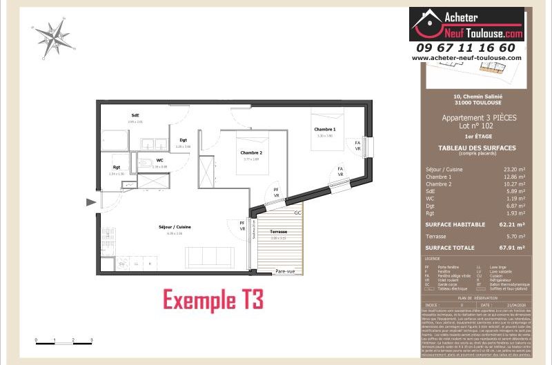 Appartements neufs à Toulouse Lardenne - Programmes immobiliers neufs LNC Nouveaux constructeurs Le Domaine du Marronnier