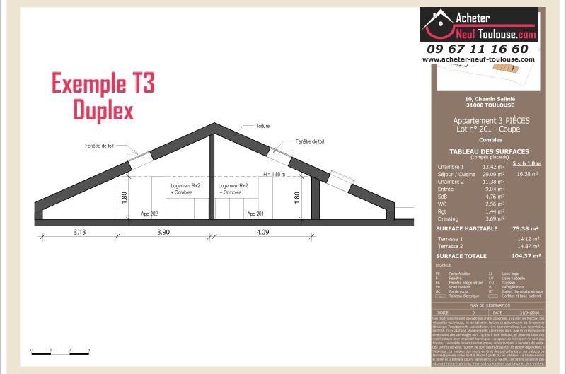 Appartements neufs à Toulouse Lardenne - Programmes immobiliers neufs LNC Nouveaux constructeurs Le Domaine du Marronnier