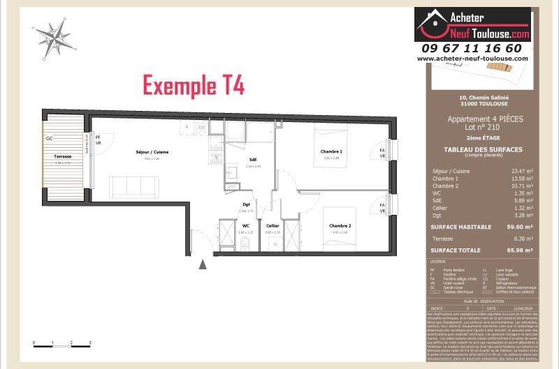 Appartements neufs à Toulouse Lardenne - Programmes immobiliers neufs LNC Nouveaux constructeurs Le Domaine du Marronnier