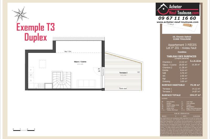 Appartements neufs à Toulouse Lardenne - Programmes immobiliers neufs LNC Nouveaux constructeurs Le Domaine du Marronnier