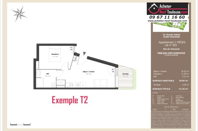 Appartements neufs à Toulouse Lardenne - Programmes immobiliers neufs LNC Nouveaux constructeurs Le Domaine du Marronnier