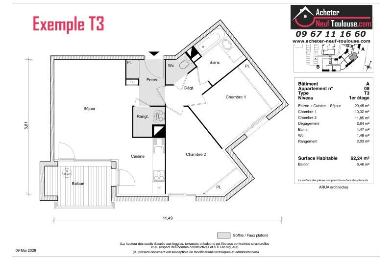 Appartements neufs à Launaguet - Programmes immobiliers neufs Greencity LES BUCOLIQUES