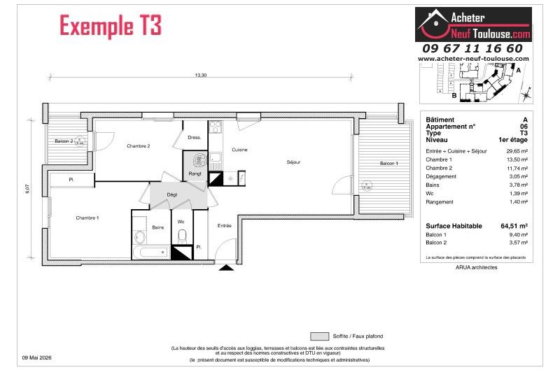 Appartements neufs à Launaguet - Programmes immobiliers neufs Greencity LES BUCOLIQUES