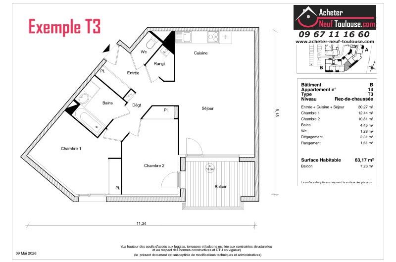 Appartements neufs à Launaguet - Programmes immobiliers neufs Greencity LES BUCOLIQUES