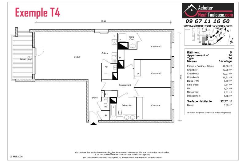 Appartements neufs à Launaguet - Programmes immobiliers neufs Greencity LES BUCOLIQUES