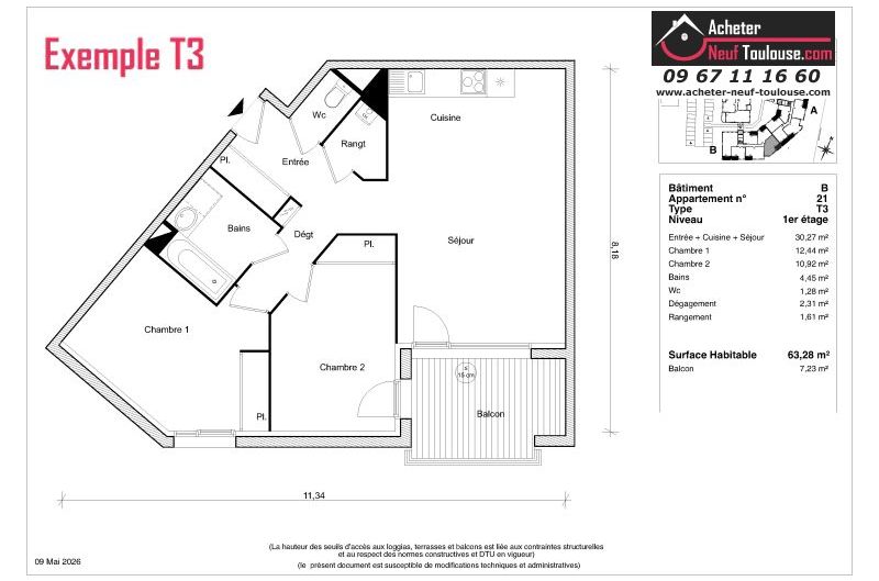 Appartements neufs à Launaguet - Programmes immobiliers neufs Greencity LES BUCOLIQUES
