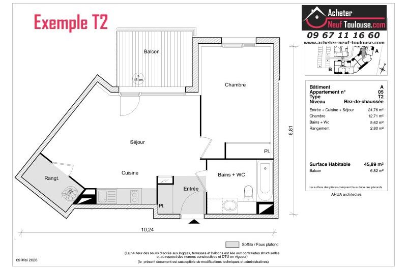 Appartements neufs à Launaguet - Programmes immobiliers neufs Greencity LES BUCOLIQUES