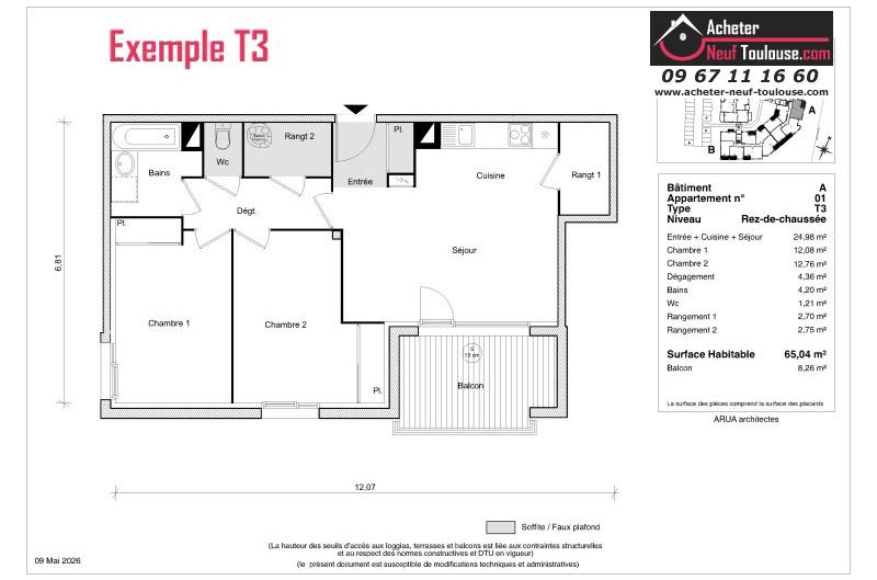 Appartements neufs à Launaguet - Programmes immobiliers neufs Greencity LES BUCOLIQUES