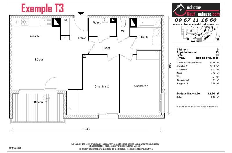 Appartements neufs à Launaguet - Programmes immobiliers neufs Greencity LES BUCOLIQUES