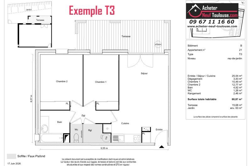 Appartements neufs à Tournefeuille - Programmes immobiliers neufs Greencity LES ROITELETS