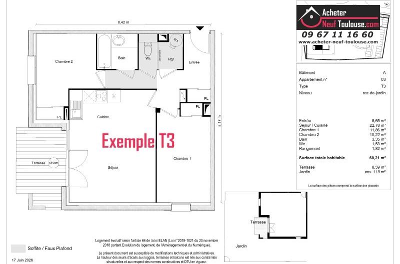 Appartements neufs à Tournefeuille - Programmes immobiliers neufs Greencity LES ROITELETS
