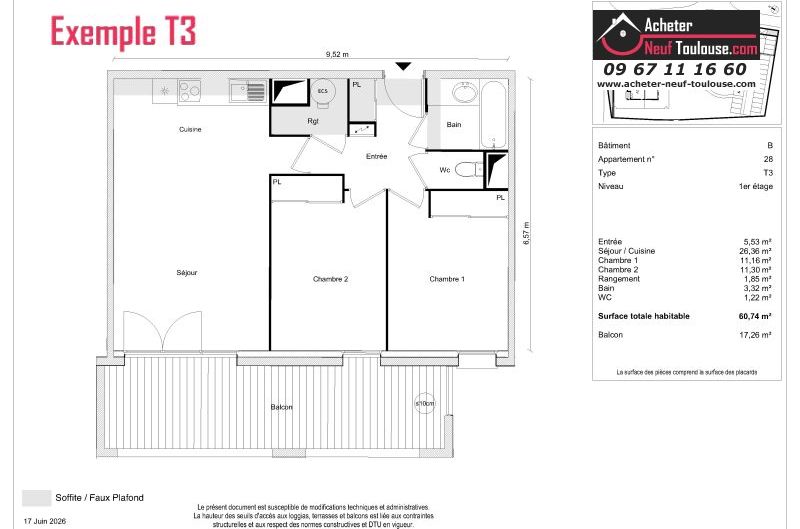 Appartements neufs à Tournefeuille - Programmes immobiliers neufs Greencity LES ROITELETS