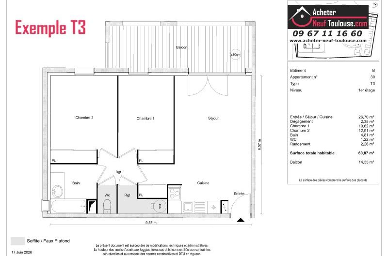 Appartements neufs à Tournefeuille - Programmes immobiliers neufs Greencity LES ROITELETS