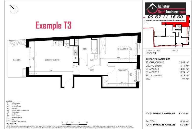 Appartements neufs à Toulouse Croix De Pierre - Programmes immobiliers neufs Max Le PRIVILEGE