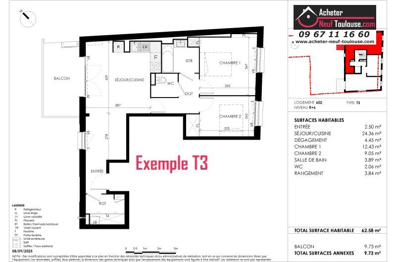 Appartements neufs à Toulouse Croix De Pierre - Programmes immobiliers neufs Max Le PRIVILEGE