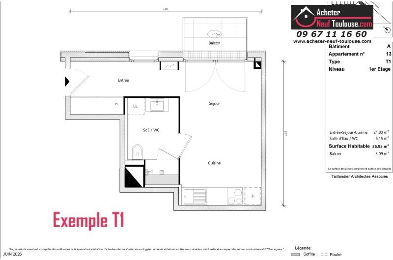 Résidence sénior à Toulouse Croix Daurade - Programmes immobiliers neufs Greencity LES TEMPORELLES RENOIR