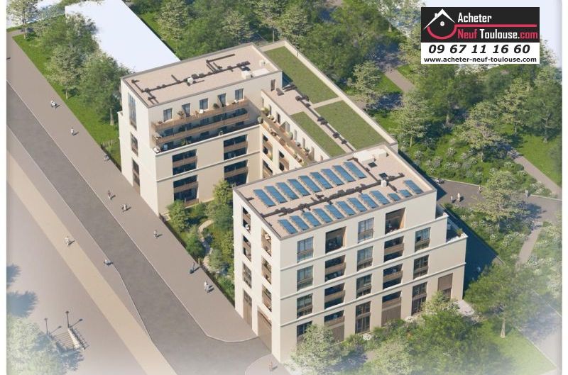 Appartements neufs à Toulouse Montaudran - Programmes immobiliers neufs Saint agne promotion VIVRE ENSEMBLE TOULOUSE AEROSPACE