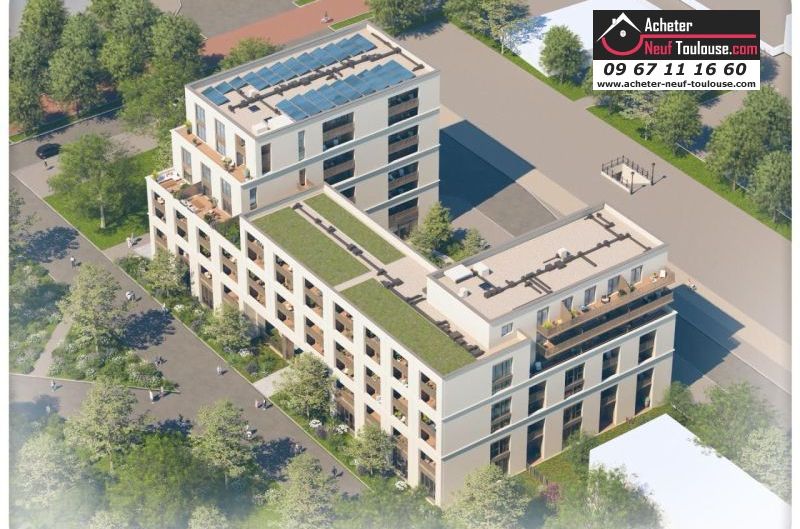 Appartements neufs à Toulouse Montaudran - Programmes immobiliers neufs Saint agne promotion VIVRE ENSEMBLE TOULOUSE AEROSPACE